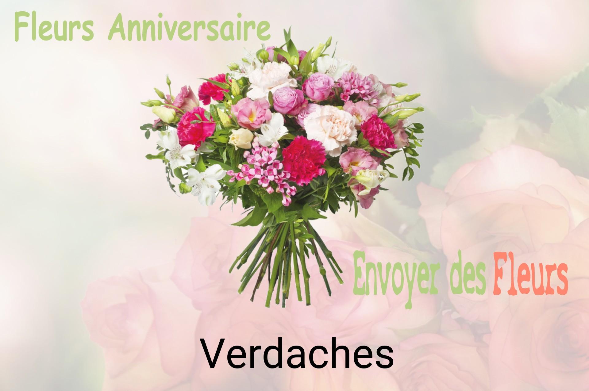 Bouquet de fleurs d’anniversaire livré à Verdaches